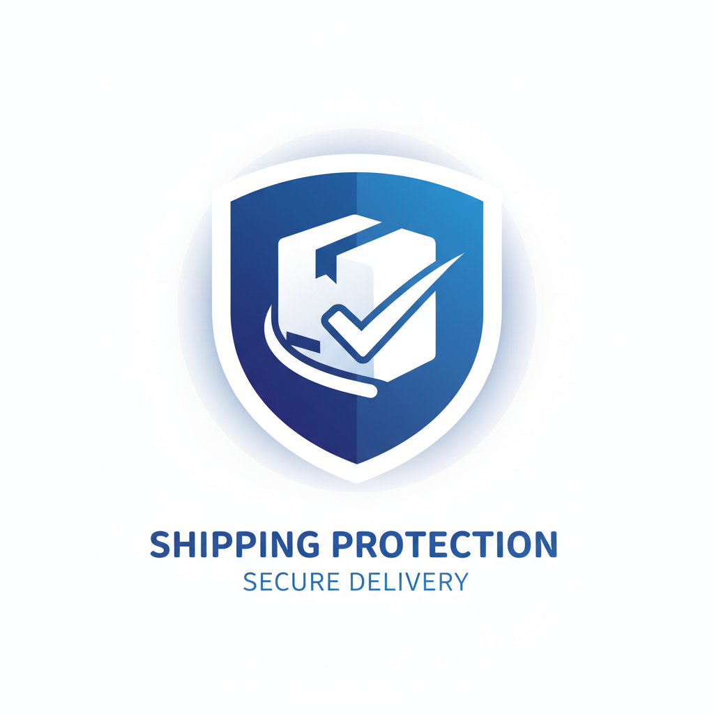 shipping protection badge modern'